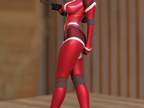 Kallen - Code Geass 3D प्रिंट मॉडल