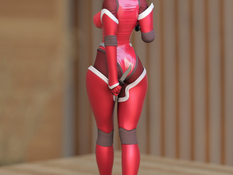Kallen - Code Geass 3D प्रिंट मॉडल