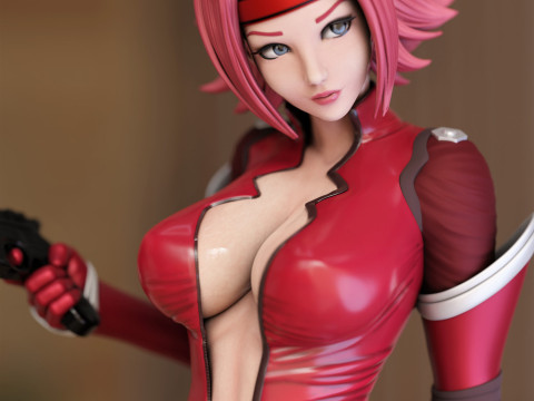 Kallen - Code Geass 3D प्रिंट मॉडल