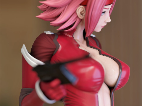 Kallen - Code Geass 3D प्रिंट मॉडल