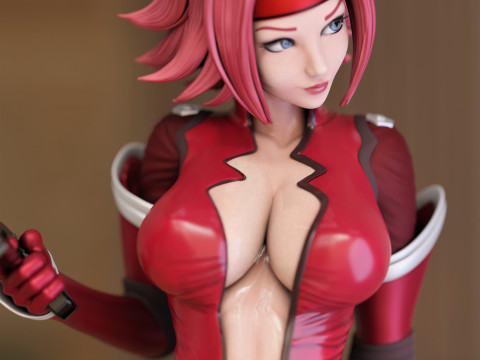 Kallen - Code Geass 3D प्रिंट मॉडल
