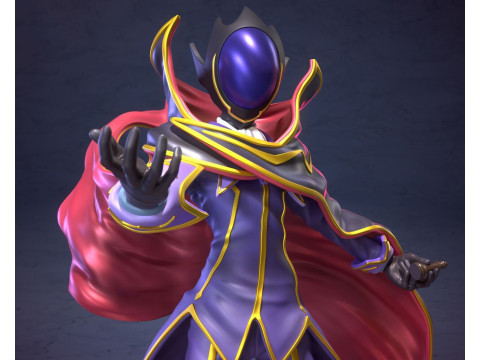 Lelouch - Code Geass 3D Print Model