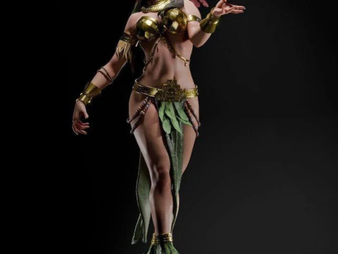 Aztec Godess 3D Print Model