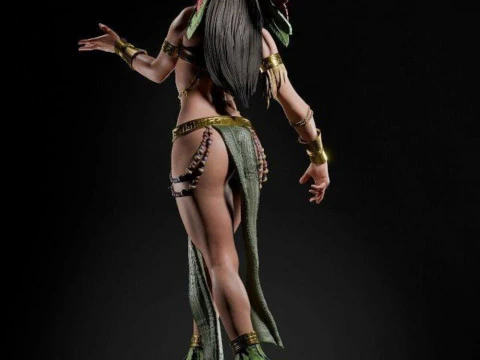 Aztec Godess 3D Print Model