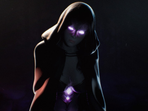 Levitating Necromancer 3D Print Model