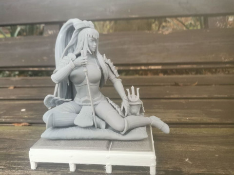 Stormtrooper Samurai Sitting Pose 3D Print Model