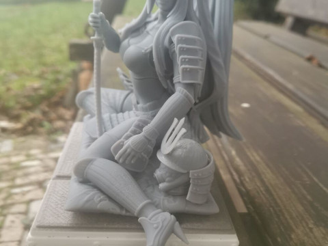 Stormtrooper Samurai Sitting Pose 3D Print Model