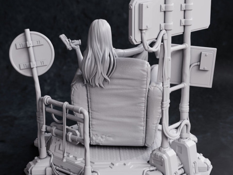 Rebecca Cyberpunk Edgerunners 3D Print Model