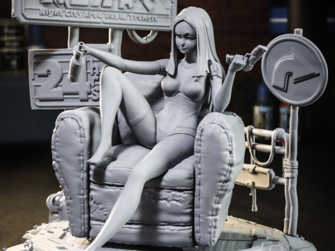 Rebecca Cyberpunk Edgerunners 3D Print Model