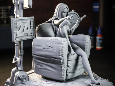 Rebecca Cyberpunk Edgerunners 3D Print Model
