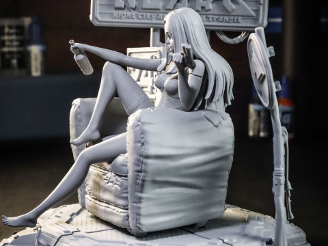 Rebecca Cyberpunk Edgerunners 3D Print Model