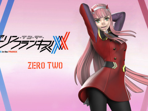 Darling in the Franxx - Zero Two Model Cetak 3D