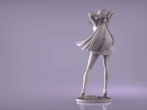 Darling in the Franxx - Zero Two Model Cetak 3D