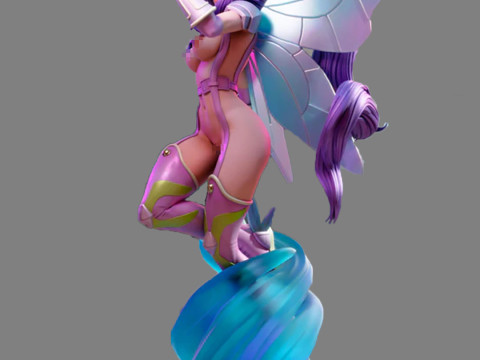 Kazemon Digimon 3D Print Model