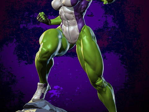 She Hulk 3D Print Model
