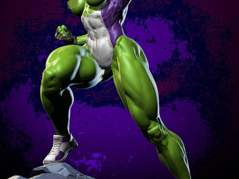 She Hulk 3D 프린트 모델