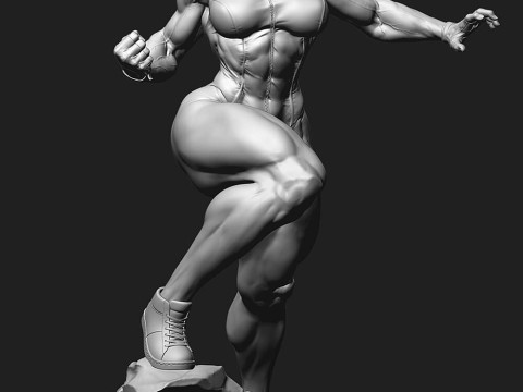She Hulk 3D 프린트 모델