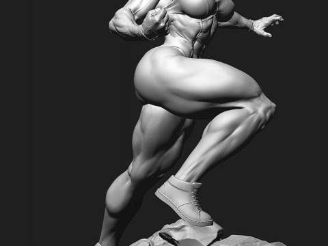 She Hulk 3D 프린트 모델