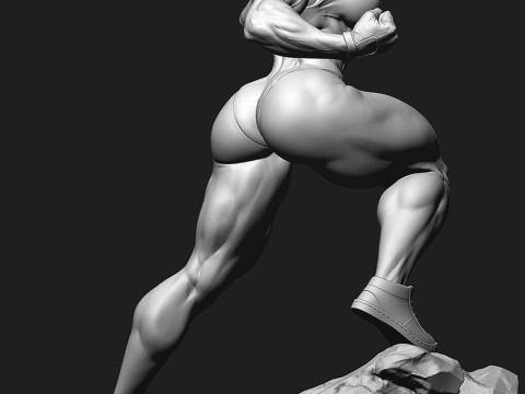 She Hulk 3D 프린트 모델