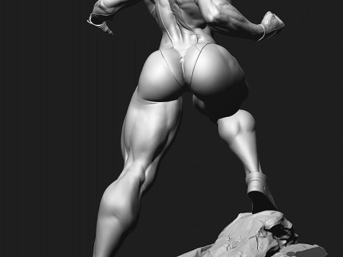 She Hulk 3D 프린트 모델