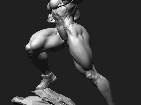 She Hulk 3D 프린트 모델