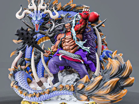 Кайдо Імператор і Дракон 3D Принт Модель