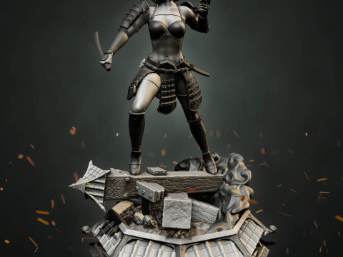 Stormtrooper Samurai 3D 打印模型