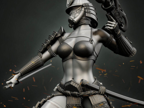 Stormtrooper Samurai 3D 打印模型