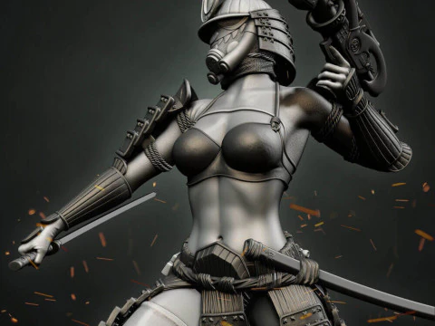 Stormtrooper Samurai 3D Print Model