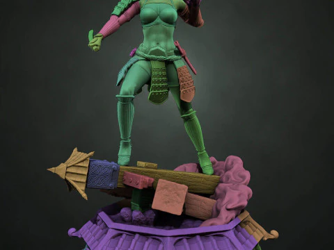 Stormtrooper Samurai 3D Print Model