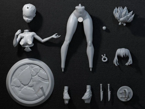 Kohaku - Dr Stone 3D Print Model
