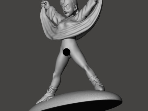Bulma Flashes Master Roshi 3D 프린트 모델