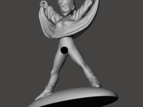 Bulma Flashes Master Roshi 3D Print Model