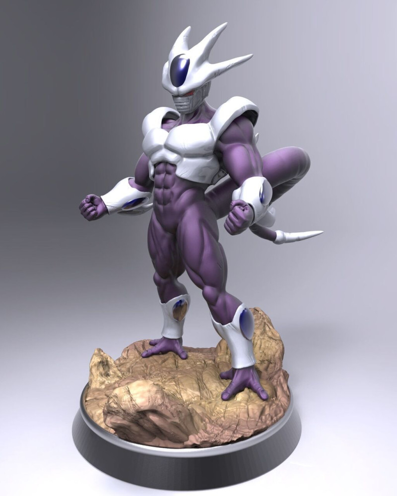 クールなドラゴンボールZ 3Dプリントモデル .c4d .max .obj .3ds .fbx .stl .blend 