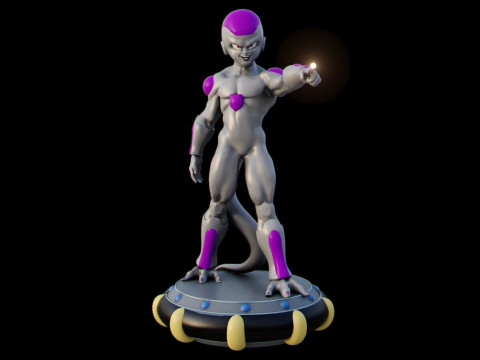 Frieza Final Form 3Dプリントモデル