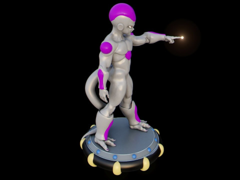 Frieza Final Form 3Dプリントモデル