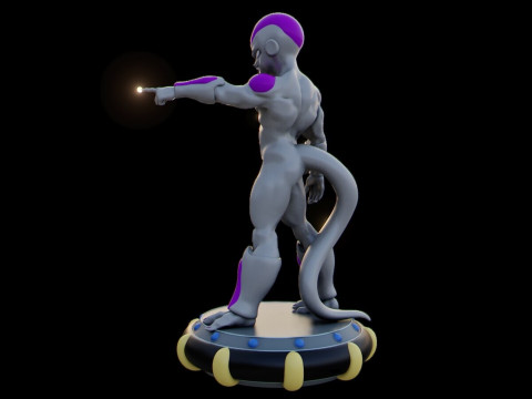 Frieza Final Form 3Dプリントモデル