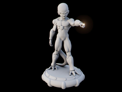 Frieza Final Form 3Dプリントモデル