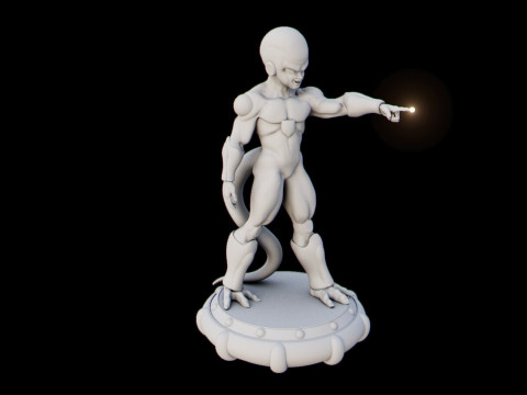 Frieza Final Form 3Dプリントモデル