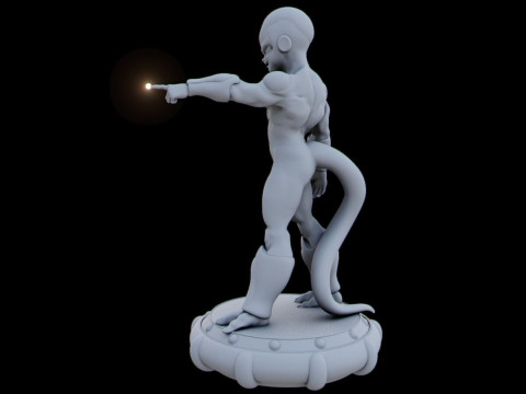 Frieza Final Form 3Dプリントモデル