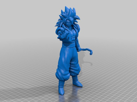 Gogeta Figure 3D Print Model