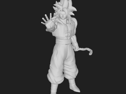 Gogeta Figure 3D 打印模型