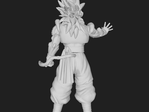 Gogeta Figure 3D 打印模型
