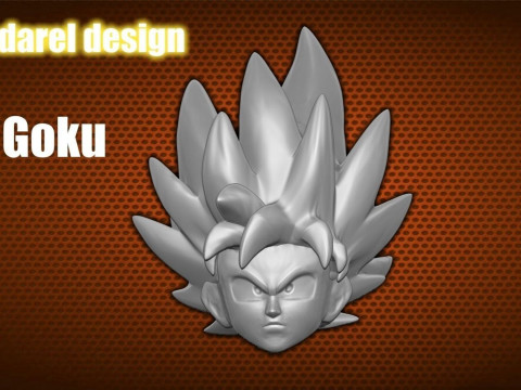 Dragon Ball Z Goku 3D 打印模型