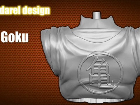 Dragon Ball Z Goku 3D 打印模型