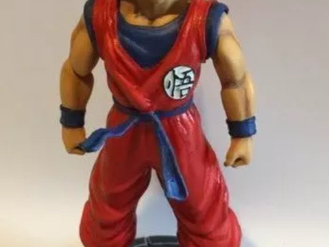 Dragon Ball Z Goku 3D 打印模型