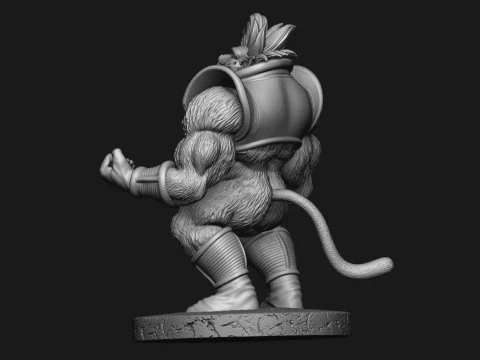 Oozaru Baby Dragon Ball 3D Print Model