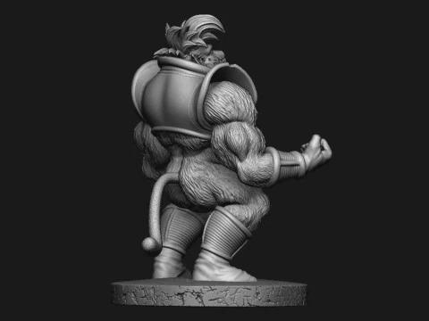 Oozaru Baby Dragon Ball 3D Print Model