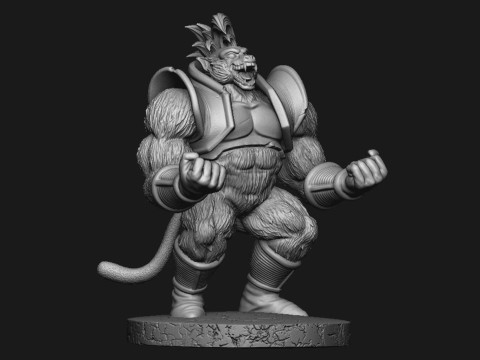 Oozaru Baby Dragon Ball Modèles 3D en vedette