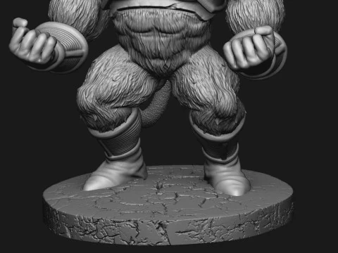 Oozaru Baby Dragon Ball 3D Print Model